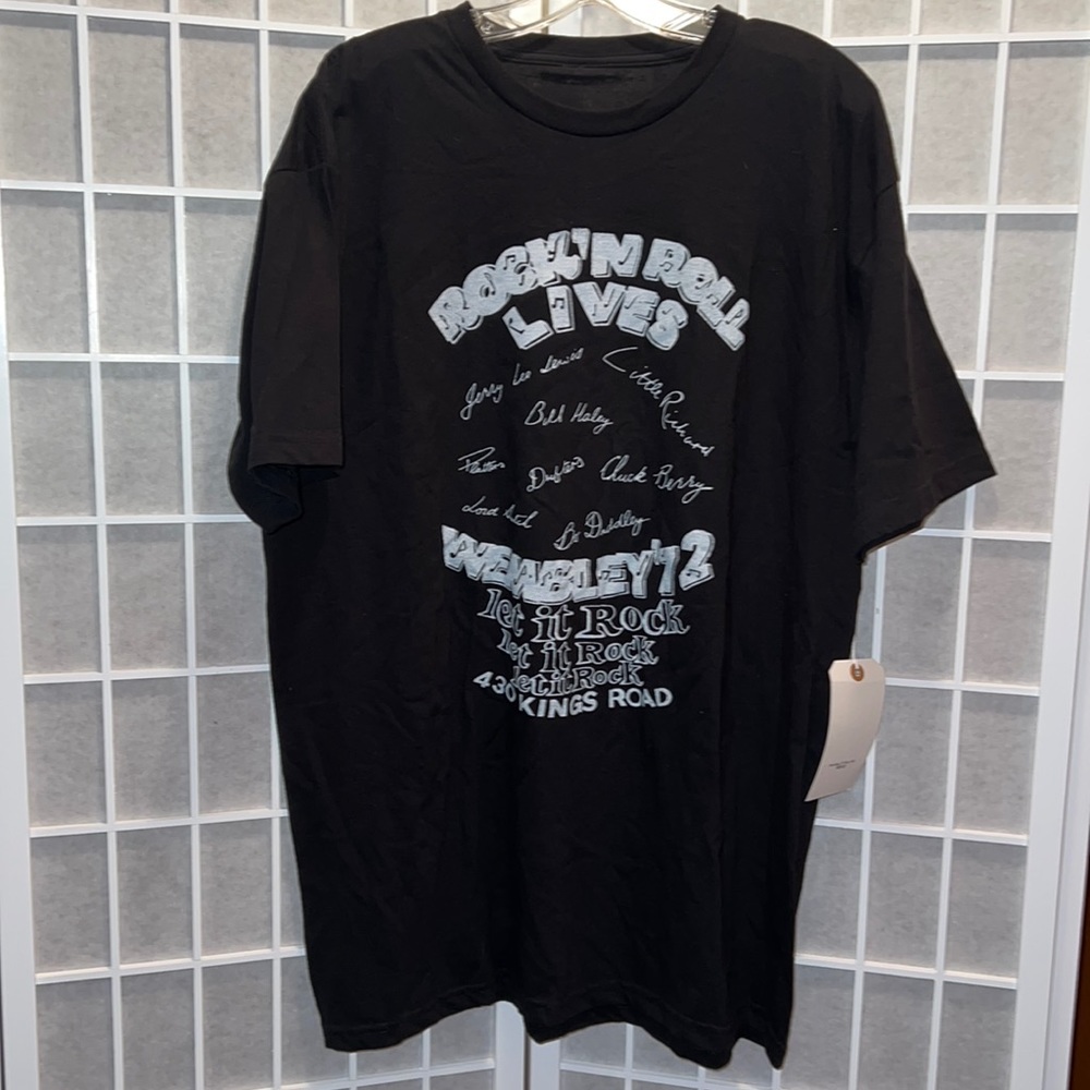 T-SHIRT:WEMBLEY ‘72 ROCK & ROLL TRIBUTE SHIRT, Size XXL
